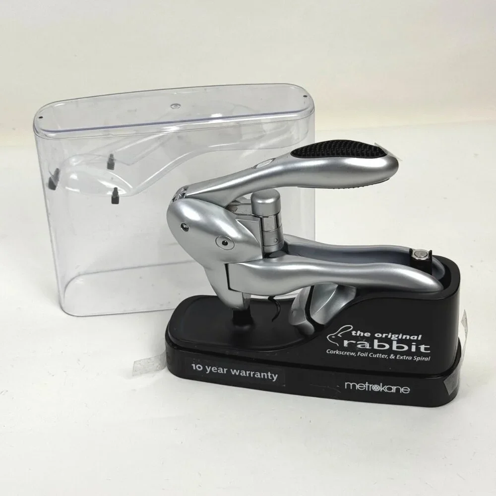 Metrokane The Original Rabbit Corkscrew Wine Opener Foil Cutter
